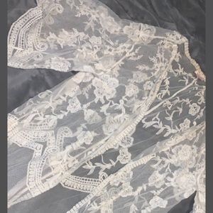 White lace kimono from Francesca’s